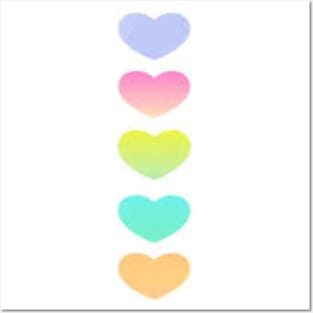 hearts Posters and Art